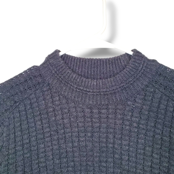 NWOT Selected / Homme Atlas Knit Sweater in Deep Gray Sz S - Picture 5 of 11